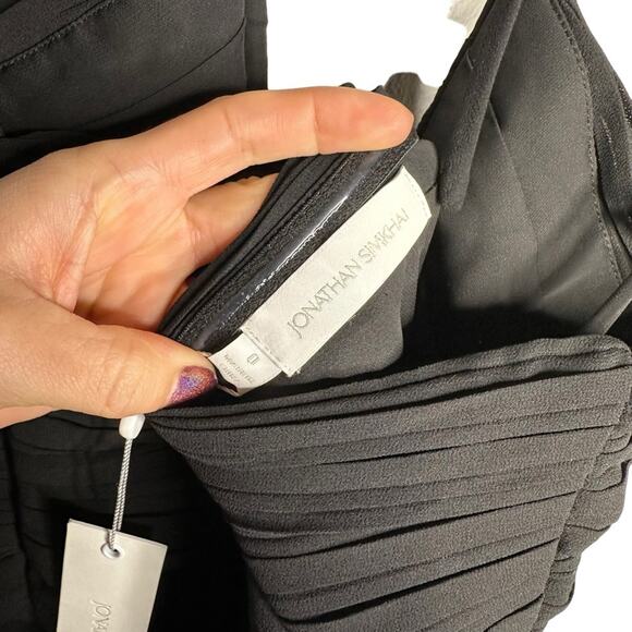 Jonathan Simkhai Gala Plisse Cut Out Jumpsuit - Picture 9 of 10